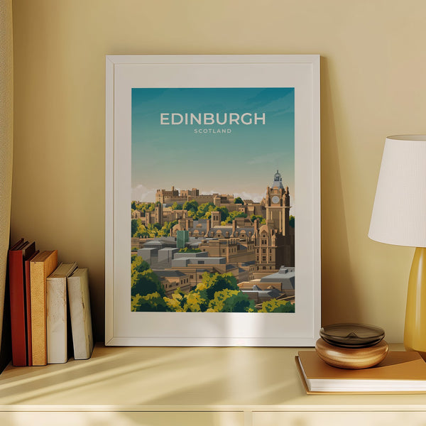 EDINBURGH - SCOTLAND - LUSH VIEW PRINTS