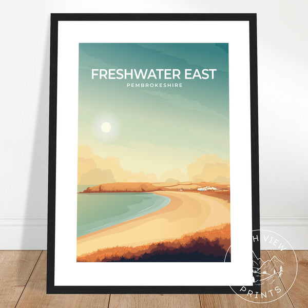 FRESHWATER EAST - PEMBROKESHIRE - LUSH VIEW PRINTS