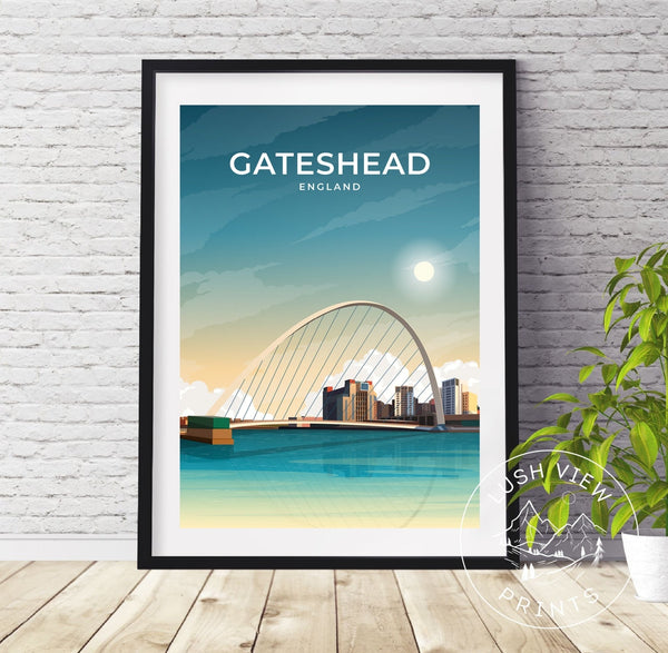 GATESHEAD - ENGLAND - LUSH VIEW PRINTS