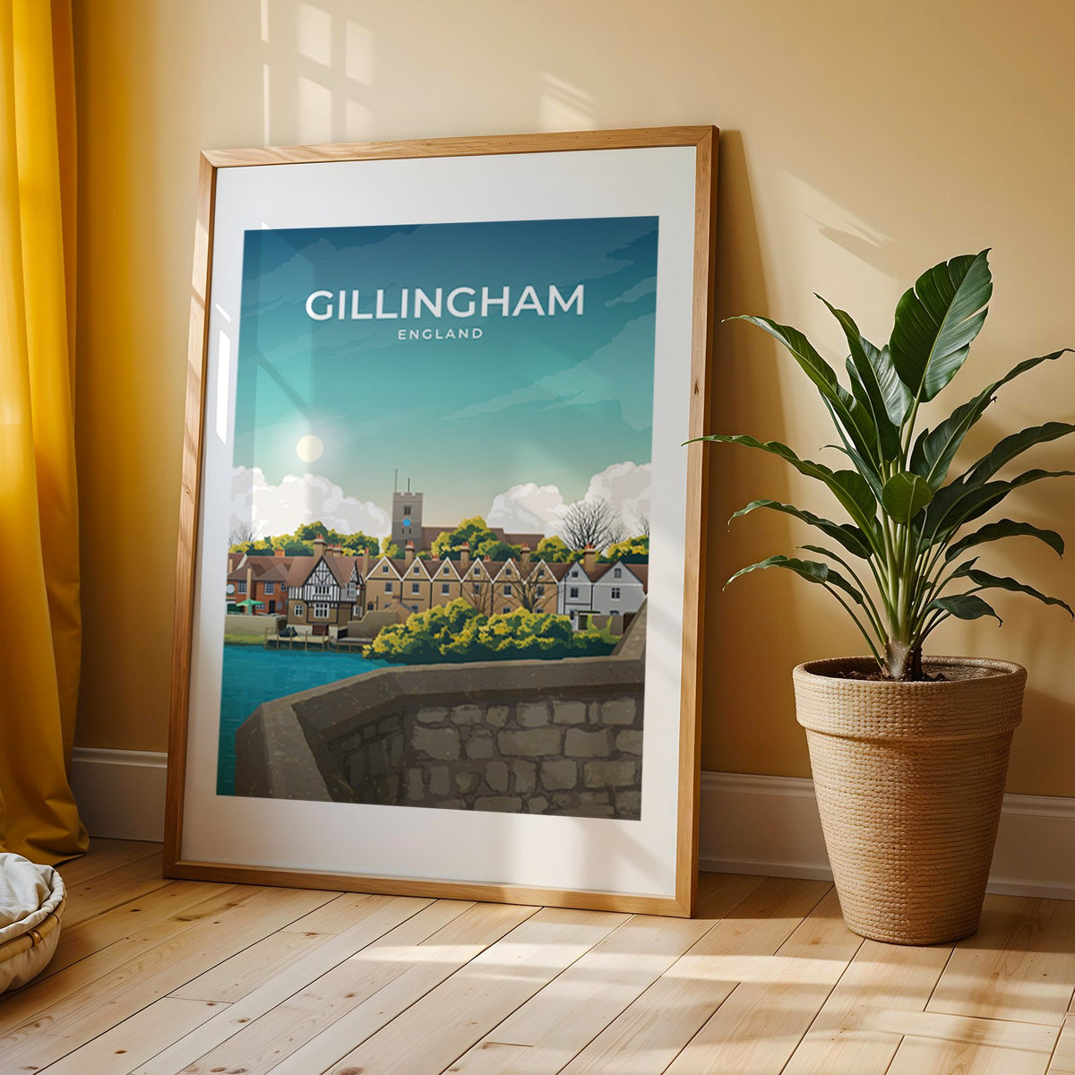 GILLINGHAM - ENGLAND - LUSH VIEW PRINTS