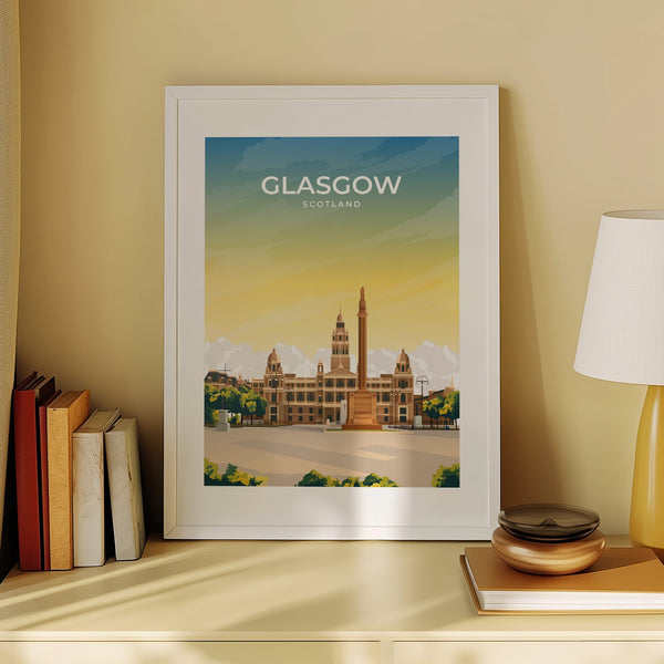 GLASGOW - SCOTLAND - LUSH VIEW PRINTS