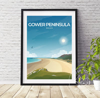 GOWER PENINSULA - WALES - LUSH VIEW PRINTS