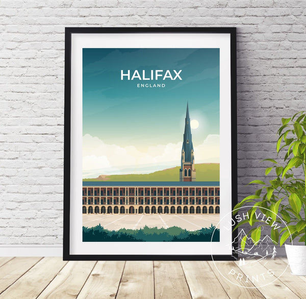 HALIFAX - ENGLAND - LUSH VIEW PRINTS