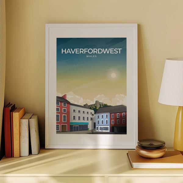 HAVERFORDWEST - WALES - LUSH VIEW PRINTS