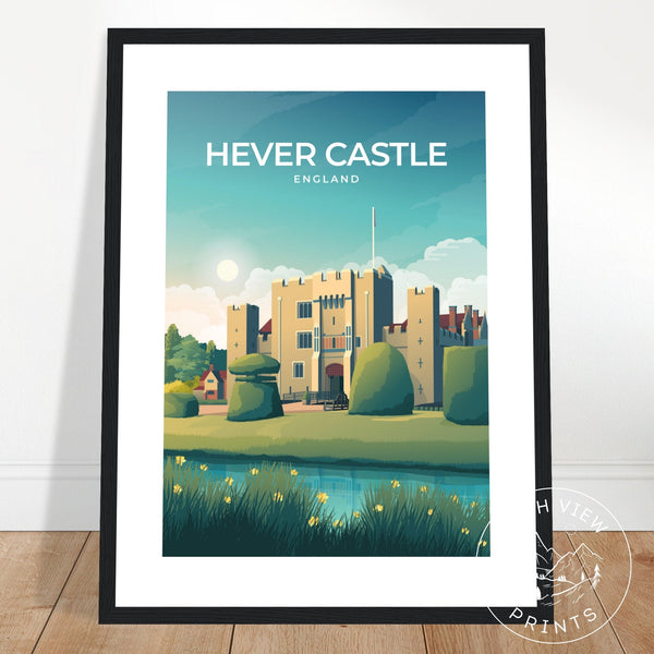 HEVER CASTLE - ENGLAND - LUSH VIEW PRINTS