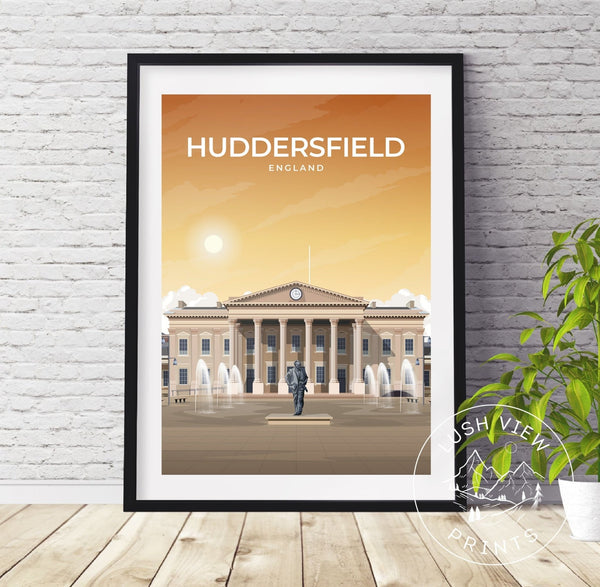 HUDDERSFIELD - ENGLAND - LUSH VIEW PRINTS