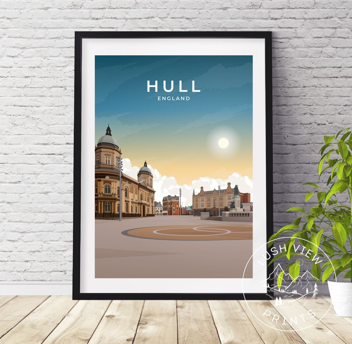 HULL - ENGLAND - LUSH VIEW PRINTS