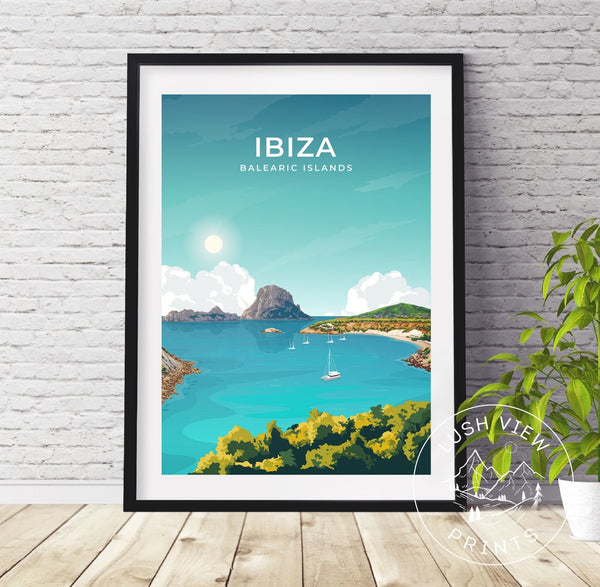 IBIZA - BALEARIC ISLANDS - LUSH VIEW PRINTS