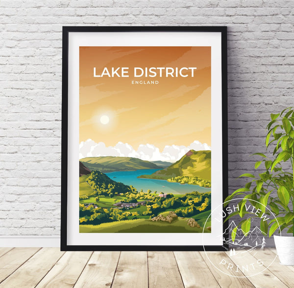 LAKE DISTRICT - ENGLAND - LUSH VIEW PRINTS