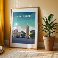 LEICESTER - ENGLAND - LUSH VIEW PRINTS