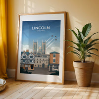 LINCOLN - ENGLAND - LUSH VIEW PRINTS