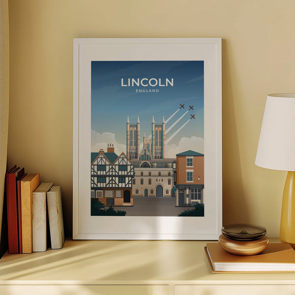 LINCOLN - ENGLAND - LUSH VIEW PRINTS