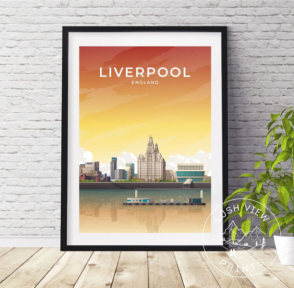 LIVERPOOL - ENGLAND - LUSH VIEW PRINTS