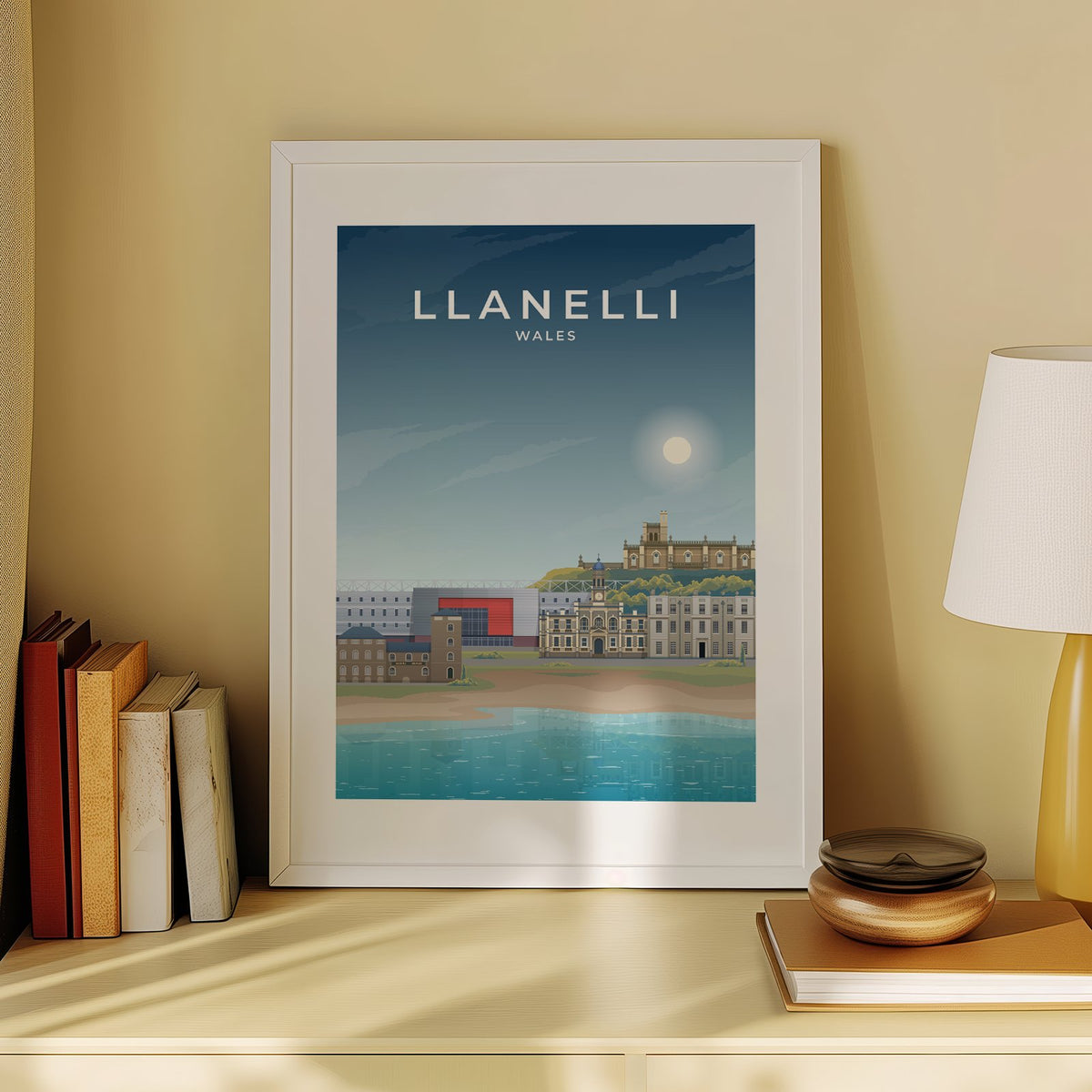 LLANELLI - WALES - LUSH VIEW PRINTS