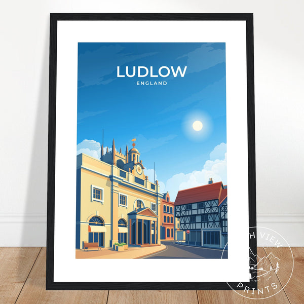 LUDLOW - ENGLAND - LUSH VIEW PRINTS