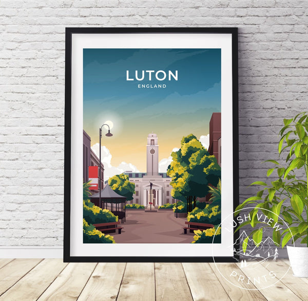 LUTON - ENGLAND - LUSH VIEW PRINTS