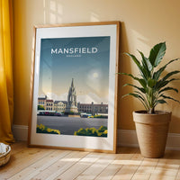 MANSFIELD - ENGLAND - LUSH VIEW PRINTS