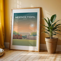 MERTHYR TYDFIL - WALES - LUSH VIEW PRINTS