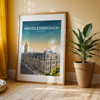 MIDDLESBROUGH - ENGLAND - LUSH VIEW PRINTS