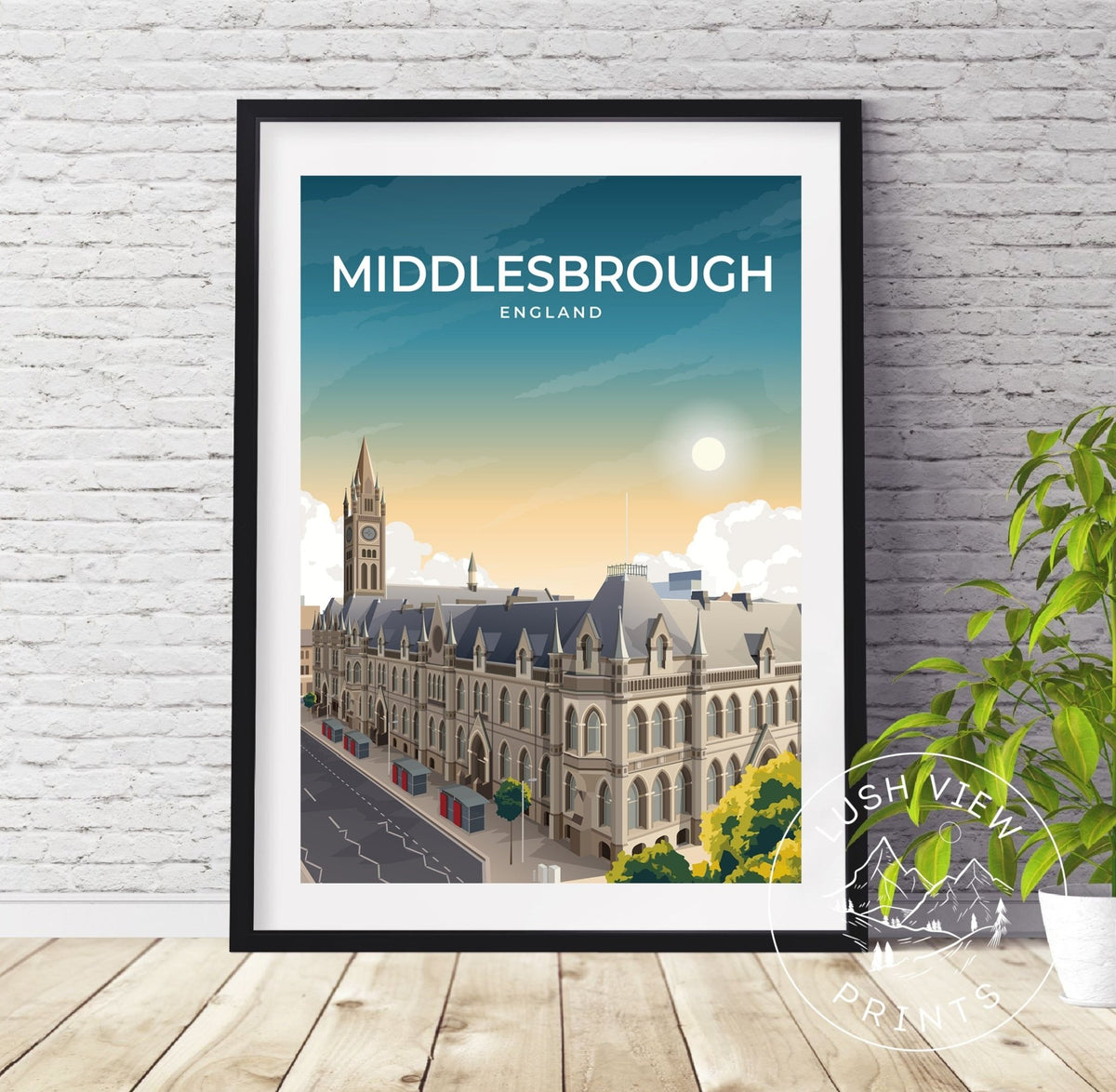 MIDDLESBROUGH - ENGLAND - LUSH VIEW PRINTS