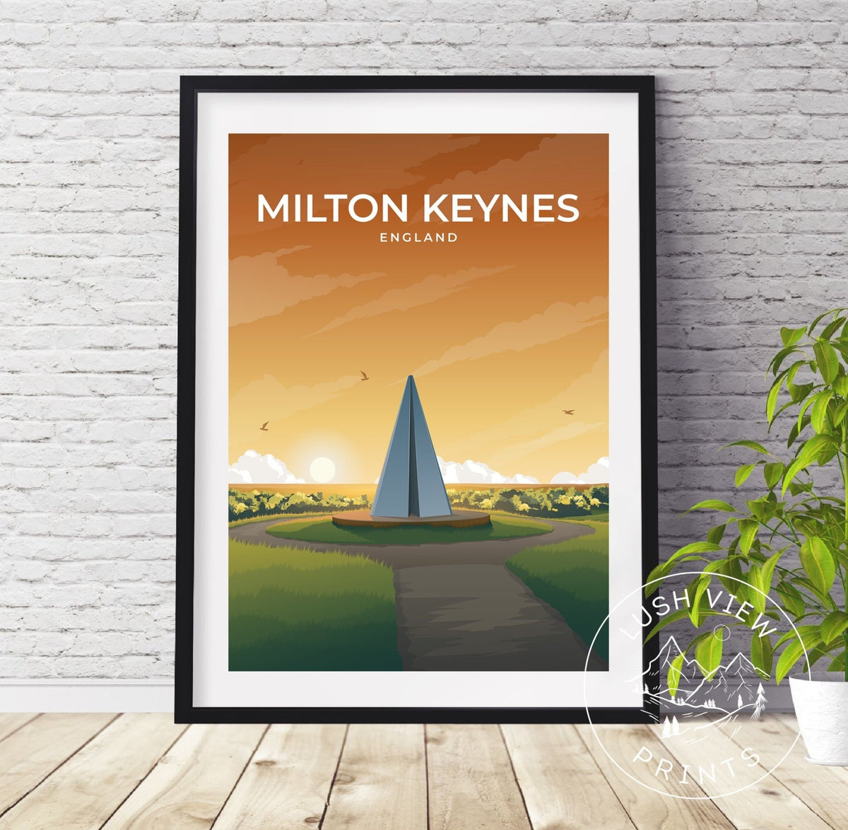 MILTON KEYNES - ENGLAND - LUSH VIEW PRINTS