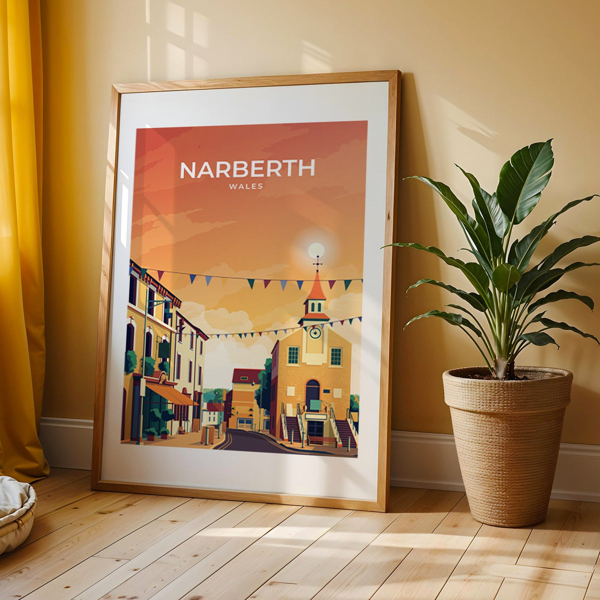 NARBERTH - WALES - LUSH VIEW PRINTS