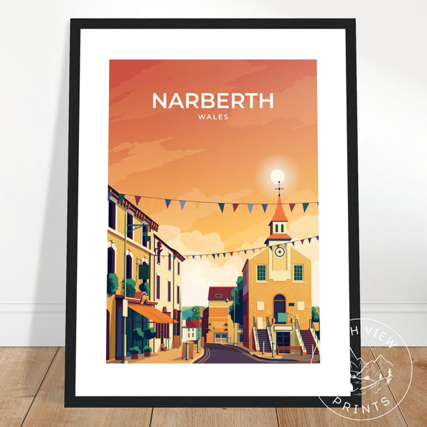 NARBERTH - WALES - LUSH VIEW PRINTS