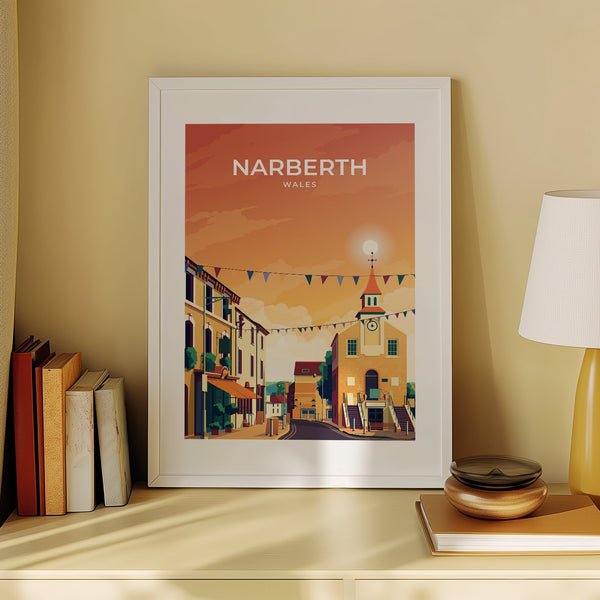 NARBERTH - WALES - LUSH VIEW PRINTS