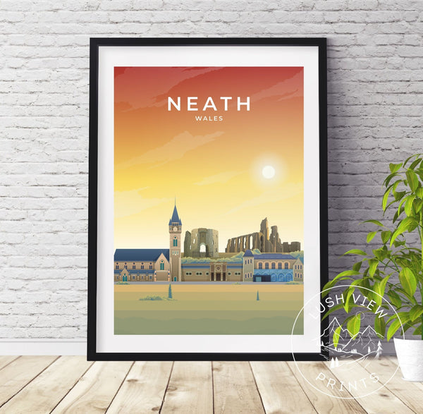 NEATH - WALES - LUSH VIEW PRINTS