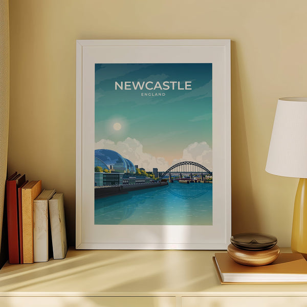 NEWCASTLE - ENGLAND - LUSH VIEW PRINTS