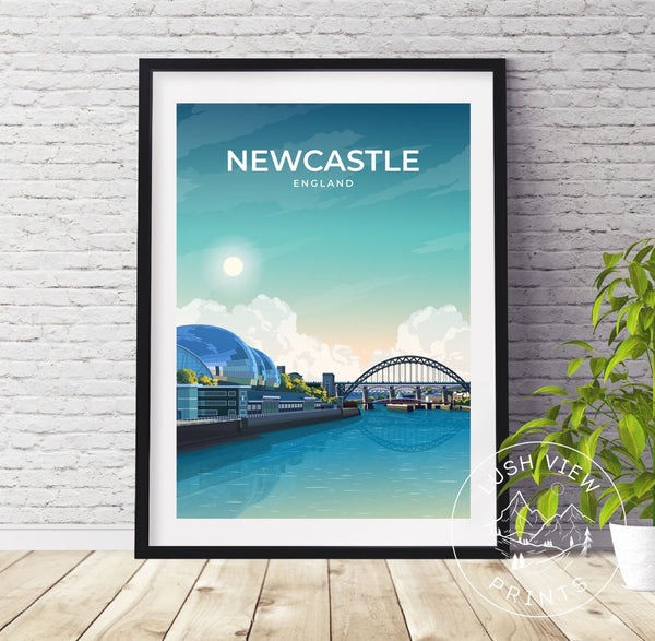 NEWCASTLE - ENGLAND - LUSH VIEW PRINTS