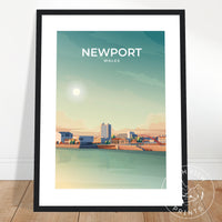 NEWPORT - WALES - LUSH VIEW PRINTS