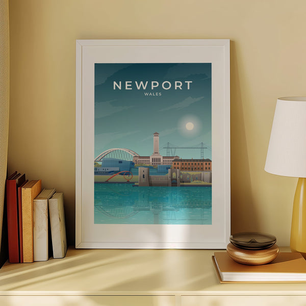 NEWPORT - WALES - LUSH VIEW PRINTS