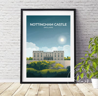 NOTTINGHAM CASTLE - ENGLAND - LUSH VIEW PRINTS