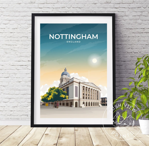 NOTTINGHAM - ENGLAND - LUSH VIEW PRINTS