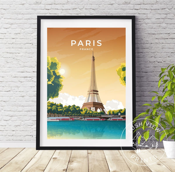 PARIS - FRANCE - LUSH VIEW PRINTS