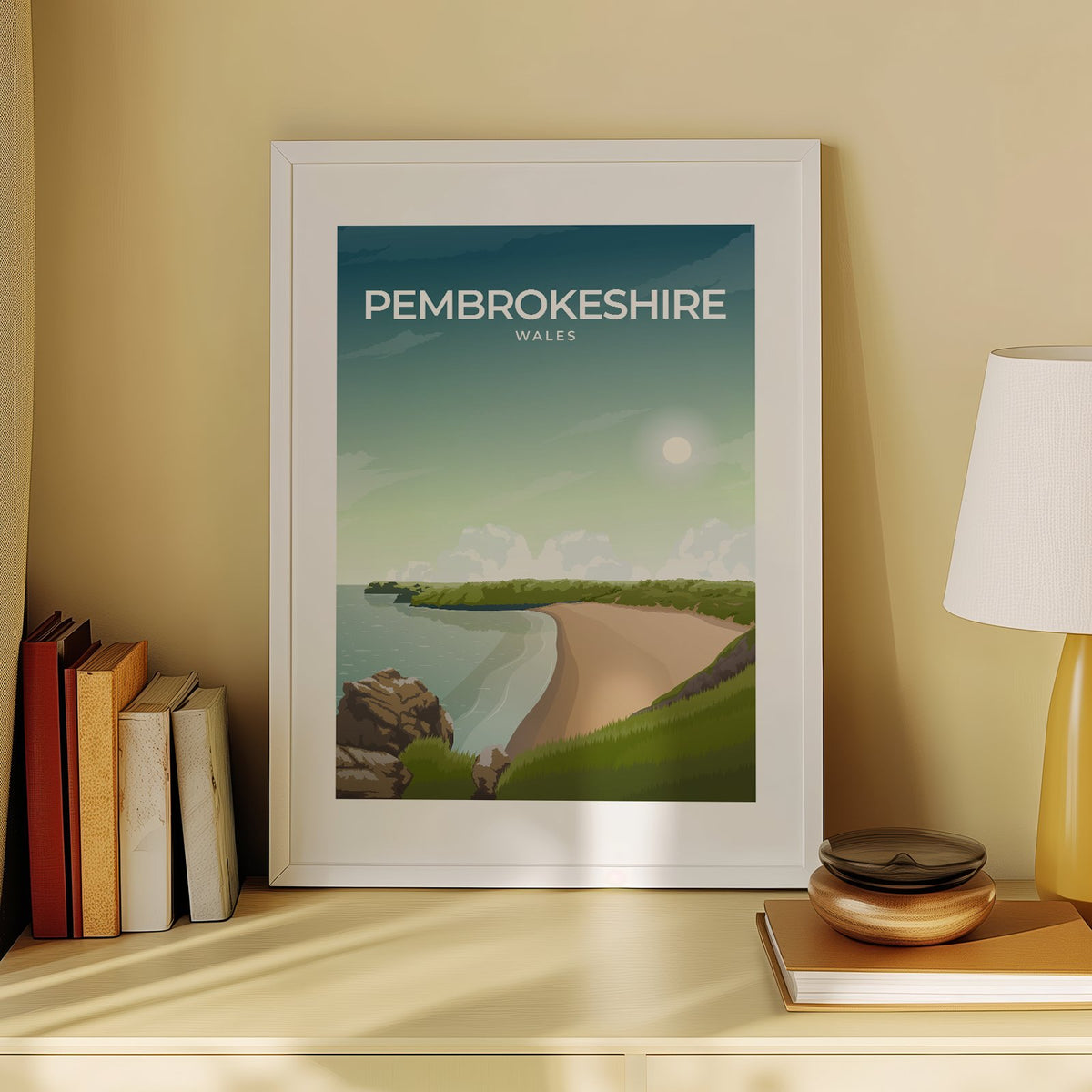 PEMBROKESHIRE - WALES - LUSH VIEW PRINTS