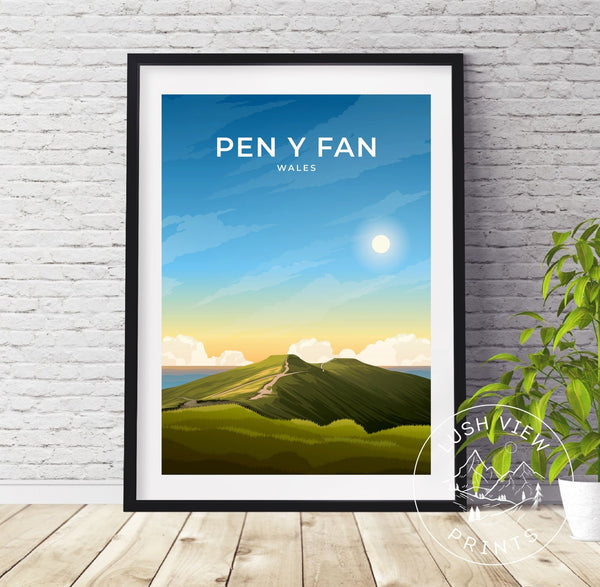 PEN Y FAN - WALES - LUSH VIEW PRINTS