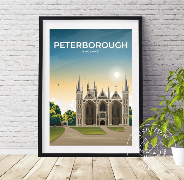 PETERBOROUGH - ENGLAND - LUSH VIEW PRINTS