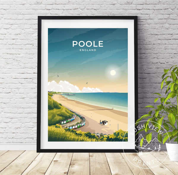 POOLE - ENGLAND - LUSH VIEW PRINTS