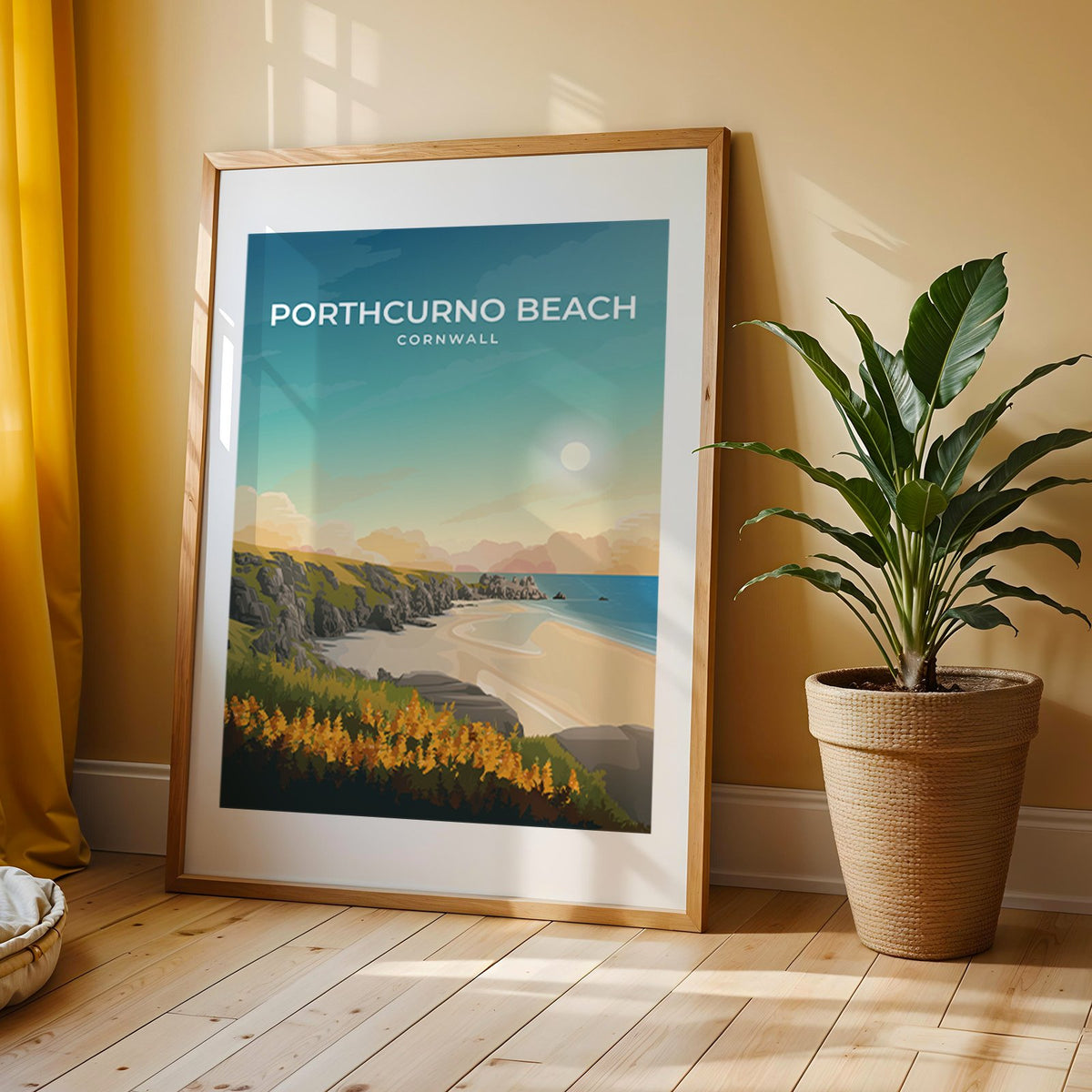 PORTHCURNO BEACH - CORNWALL - LUSH VIEW PRINTS