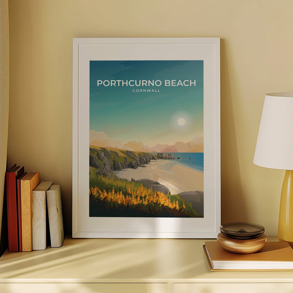 PORTHCURNO BEACH - CORNWALL - LUSH VIEW PRINTS