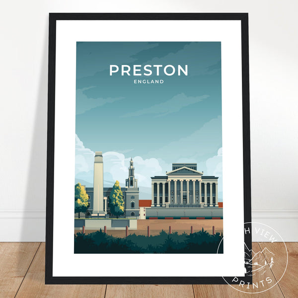 PRESTON - ENGLAND - LUSH VIEW PRINTS