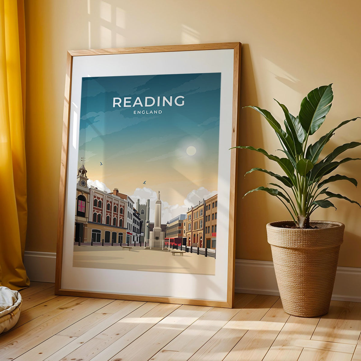 READING - ENGLAND - LUSH VIEW PRINTS