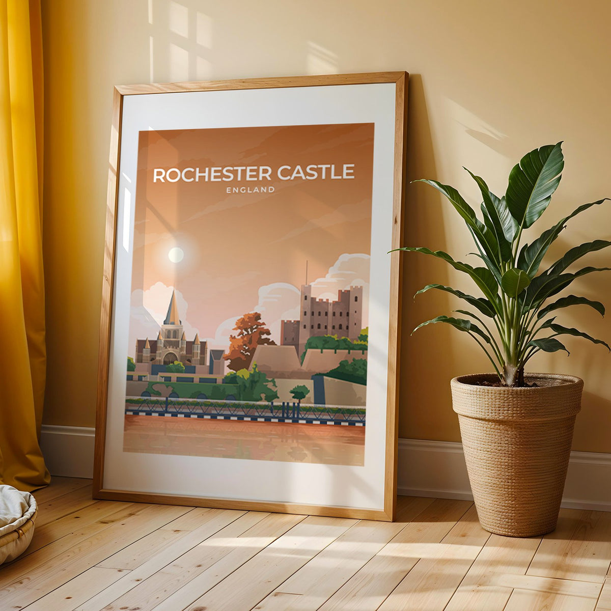 ROCHESTER CASTLE - ENGLAND - LUSH VIEW PRINTS