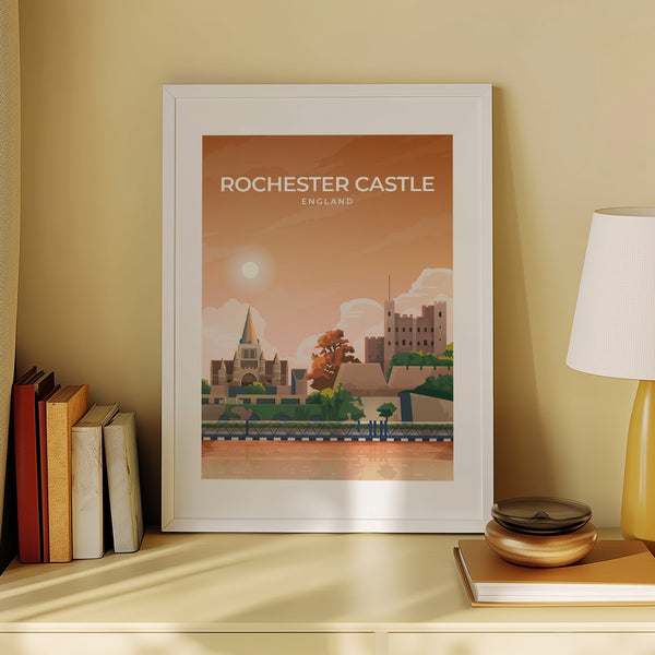 ROCHESTER CASTLE - ENGLAND - LUSH VIEW PRINTS