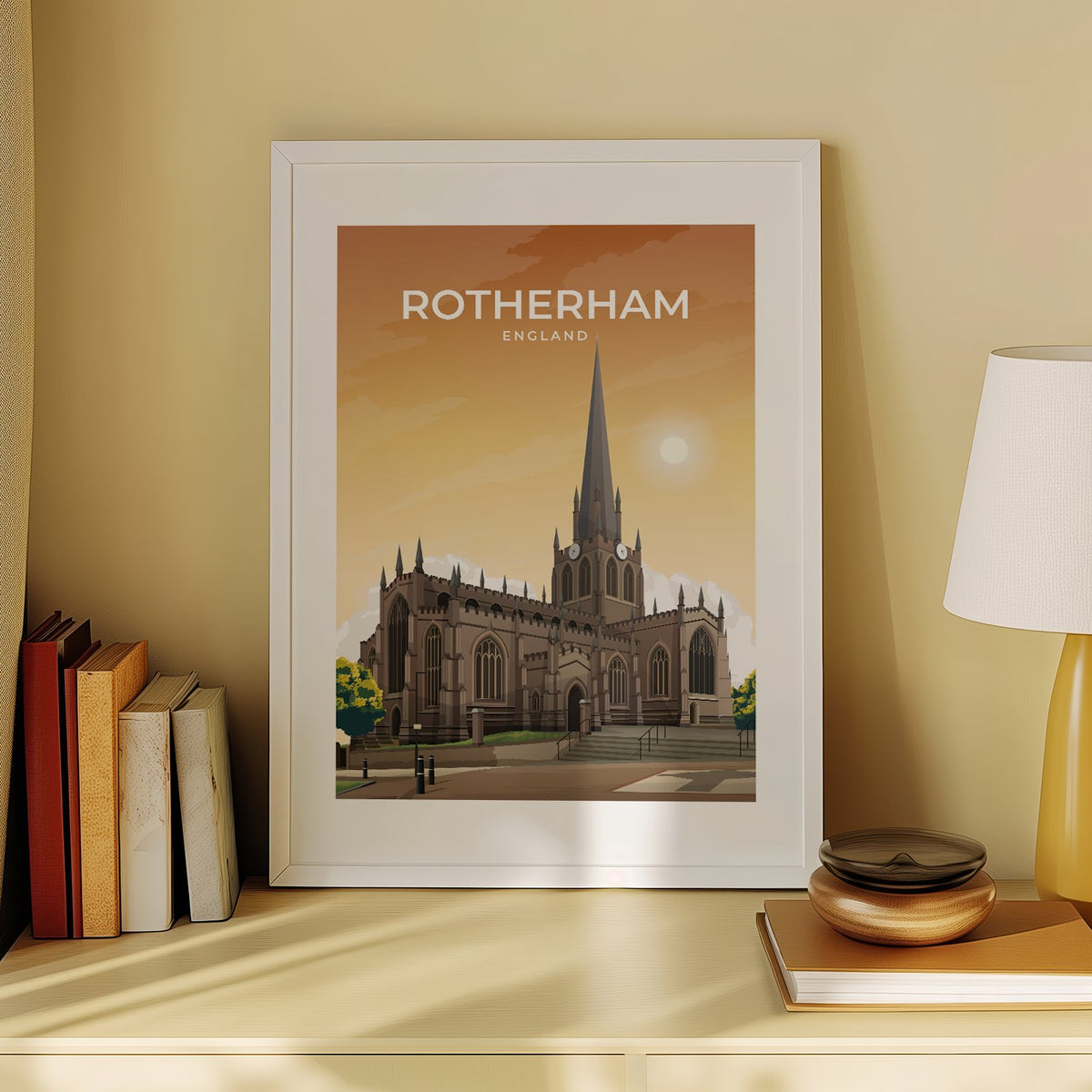 ROTHERHAM - ENGLAND - LUSH VIEW PRINTS