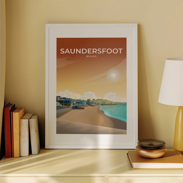 SAUNDERSFOOT - WALES - LUSH VIEW PRINTS