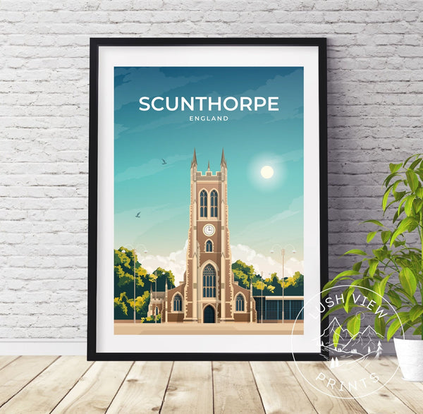 SCUNTHORPE - ENGLAND - LUSH VIEW PRINTS