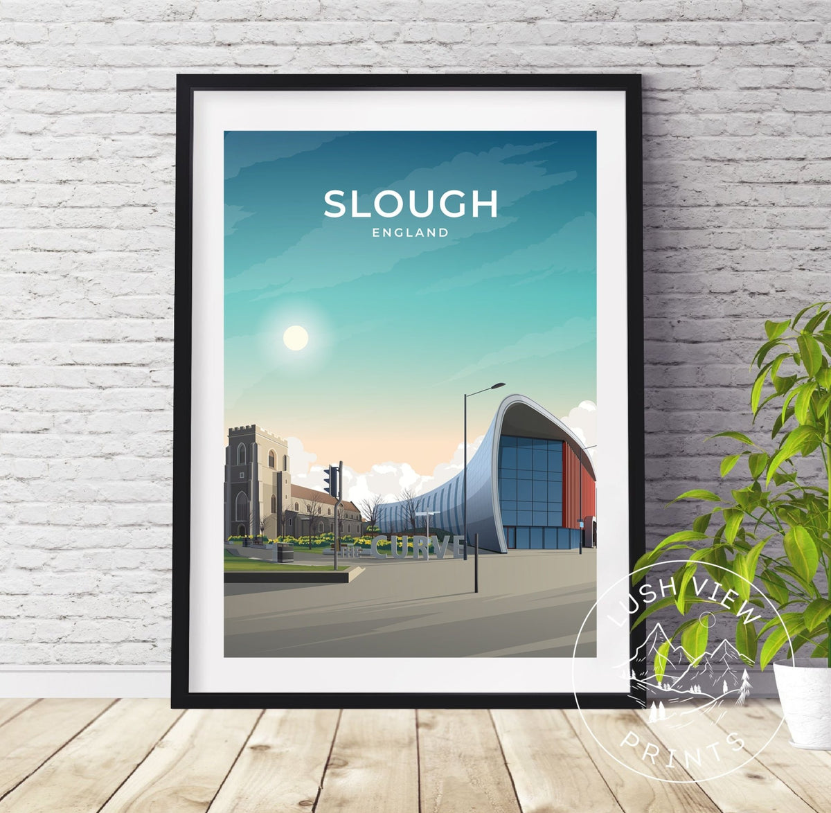 SLOUGH - ENGLAND - LUSH VIEW PRINTS